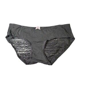 NWT Victoria's Secret Black Lace Lace Hiphugger Panty Size S/P